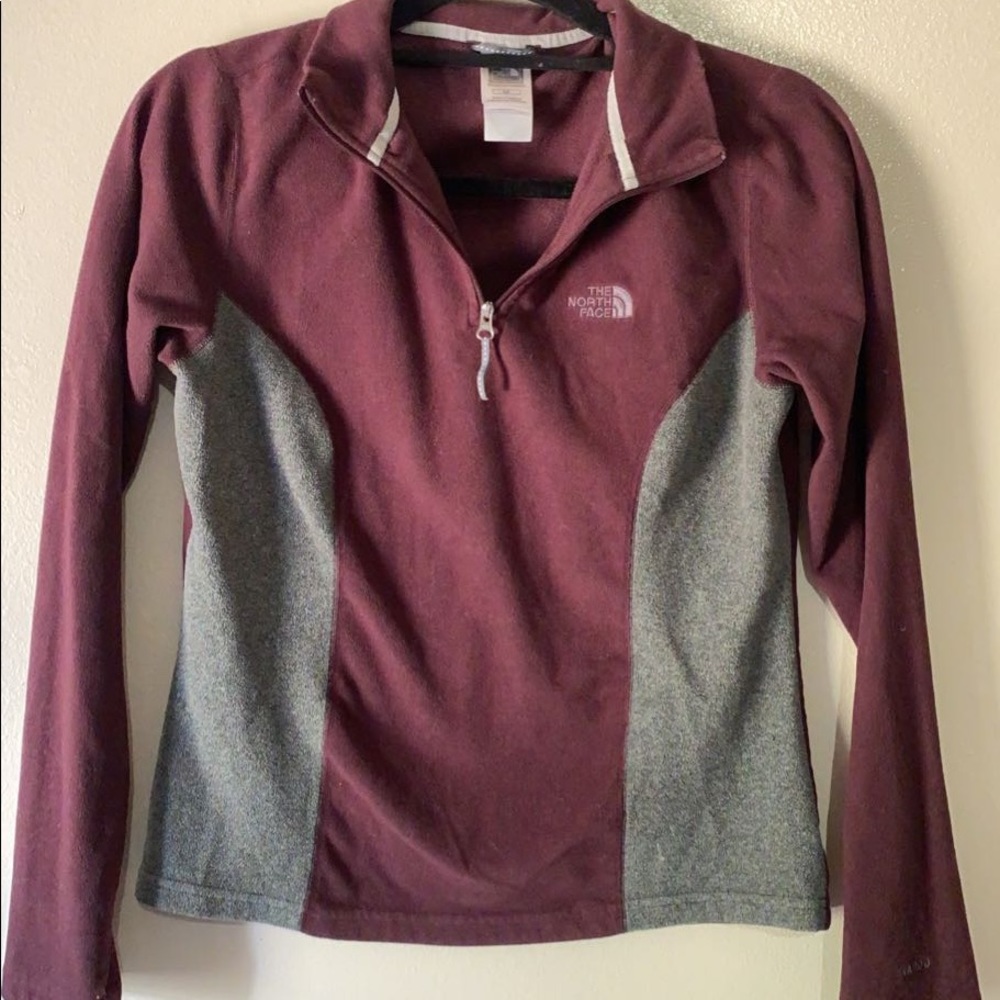 Fleece Maroon The North Face Sweater